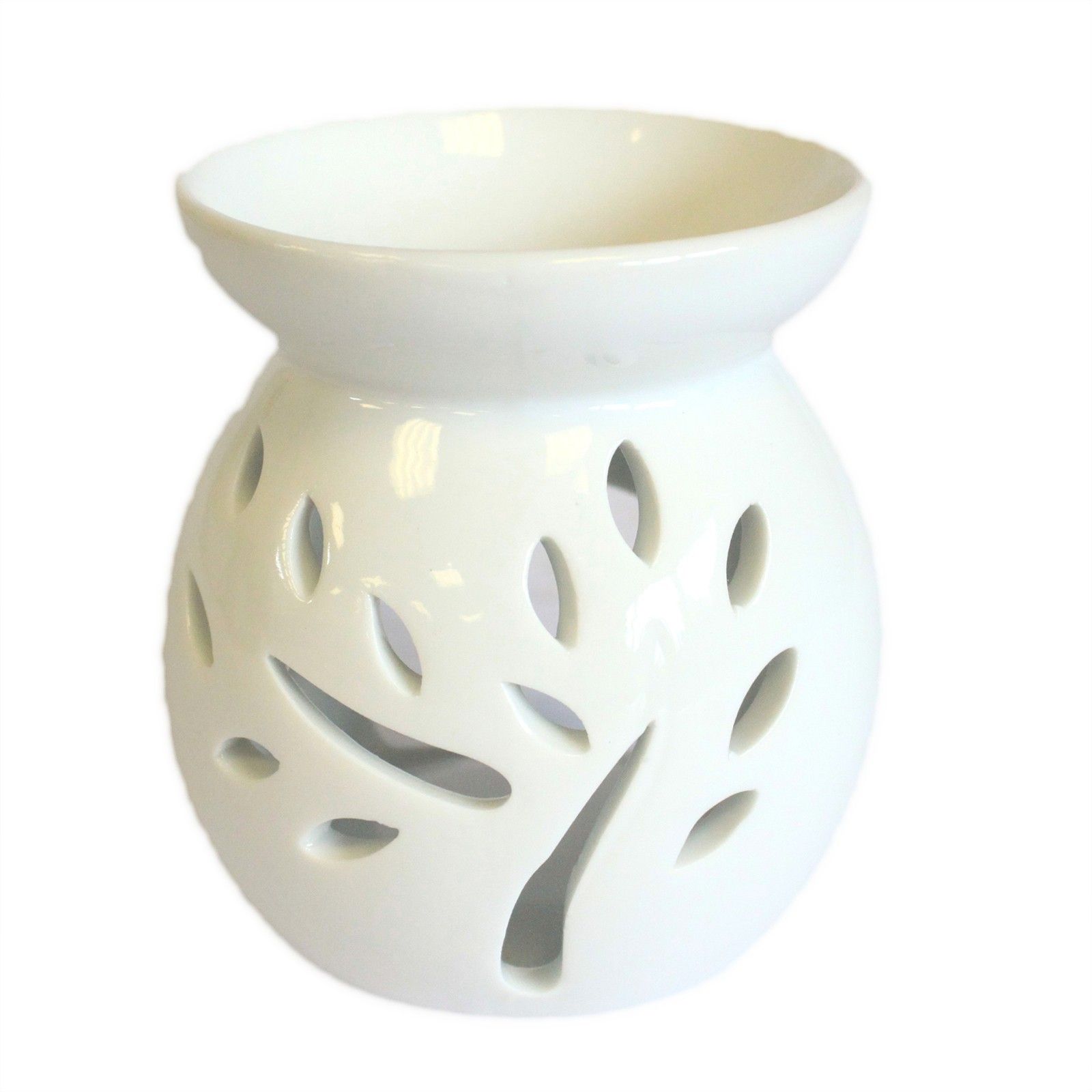 Keramická aroma lampa s výrezmi