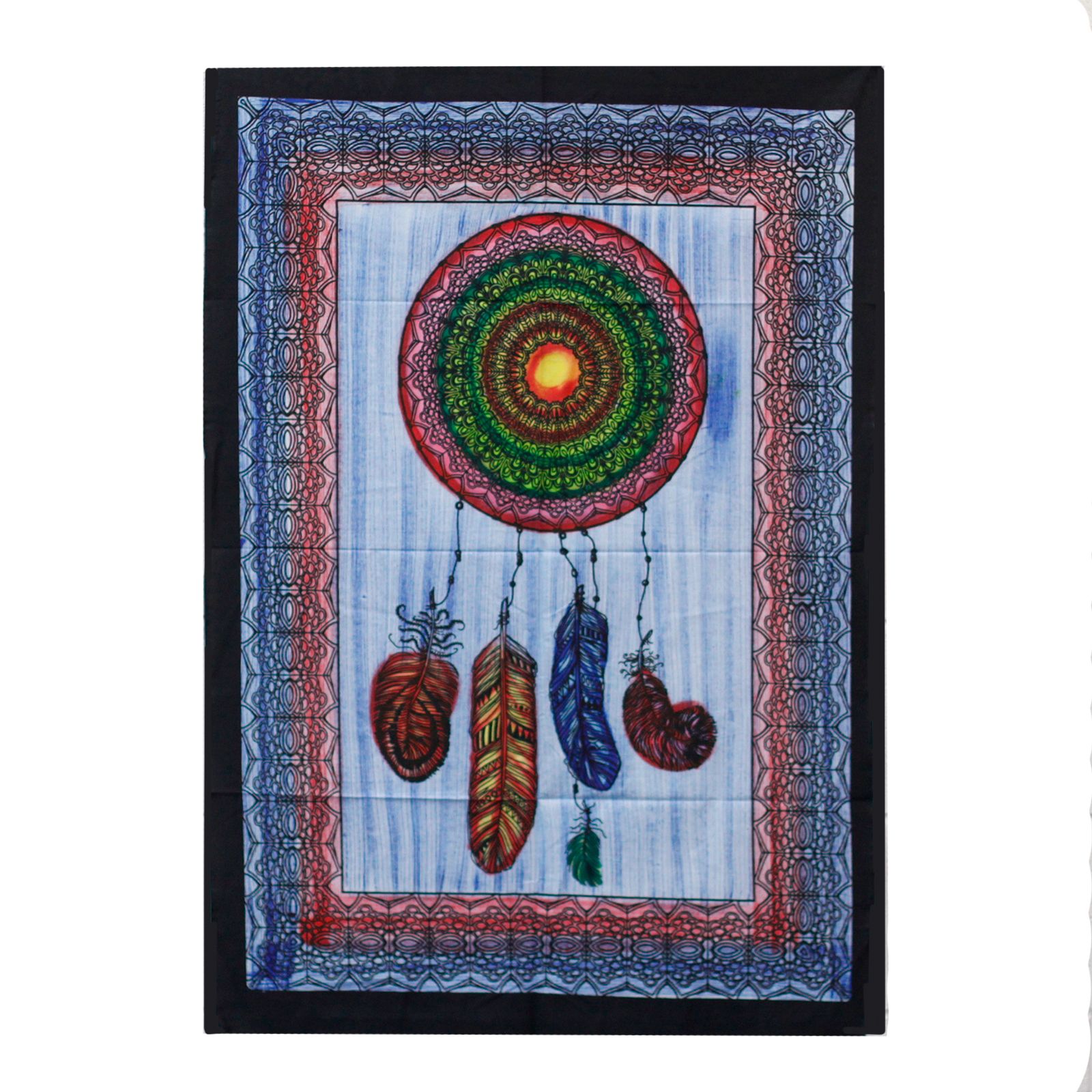 Závesný textilný dreamcatcher