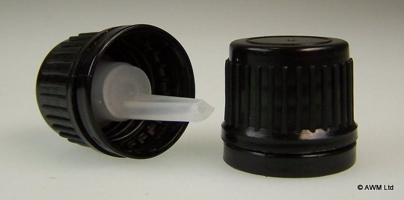 Uzávery a kvapkadlo s ochranou pre 10 ml
