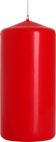 Jednoduchá sviečka červená 50x100 mm