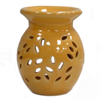 Kvetinová aroma lampa - oranžová