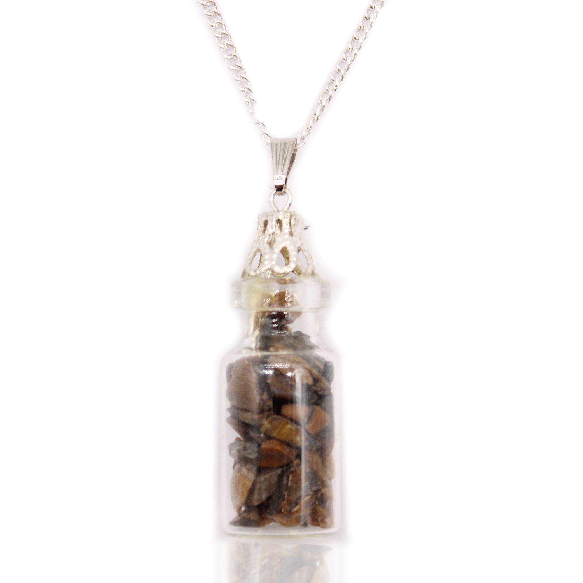 Náhrdelník s kamienkami Tiger Eye