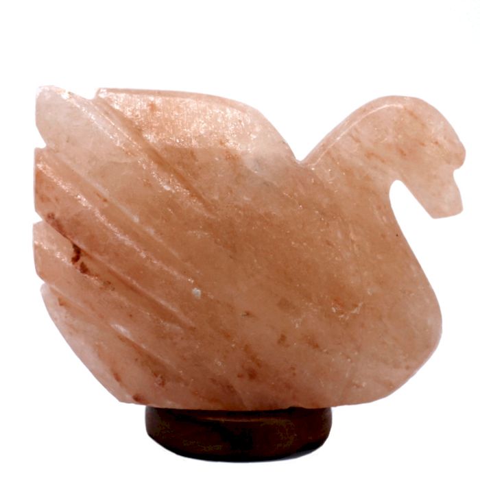 Soľná lampa - labuť
