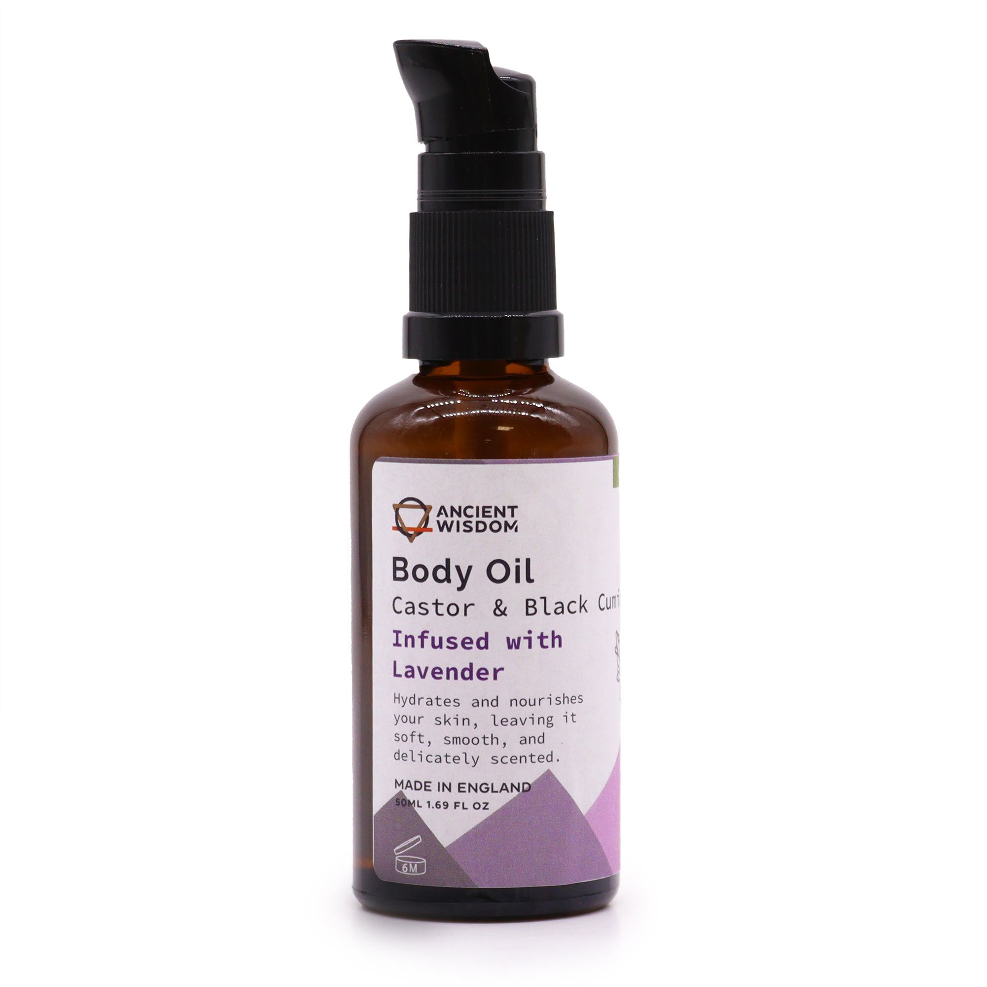 Organický telový olej 50 ml - Levanduľa