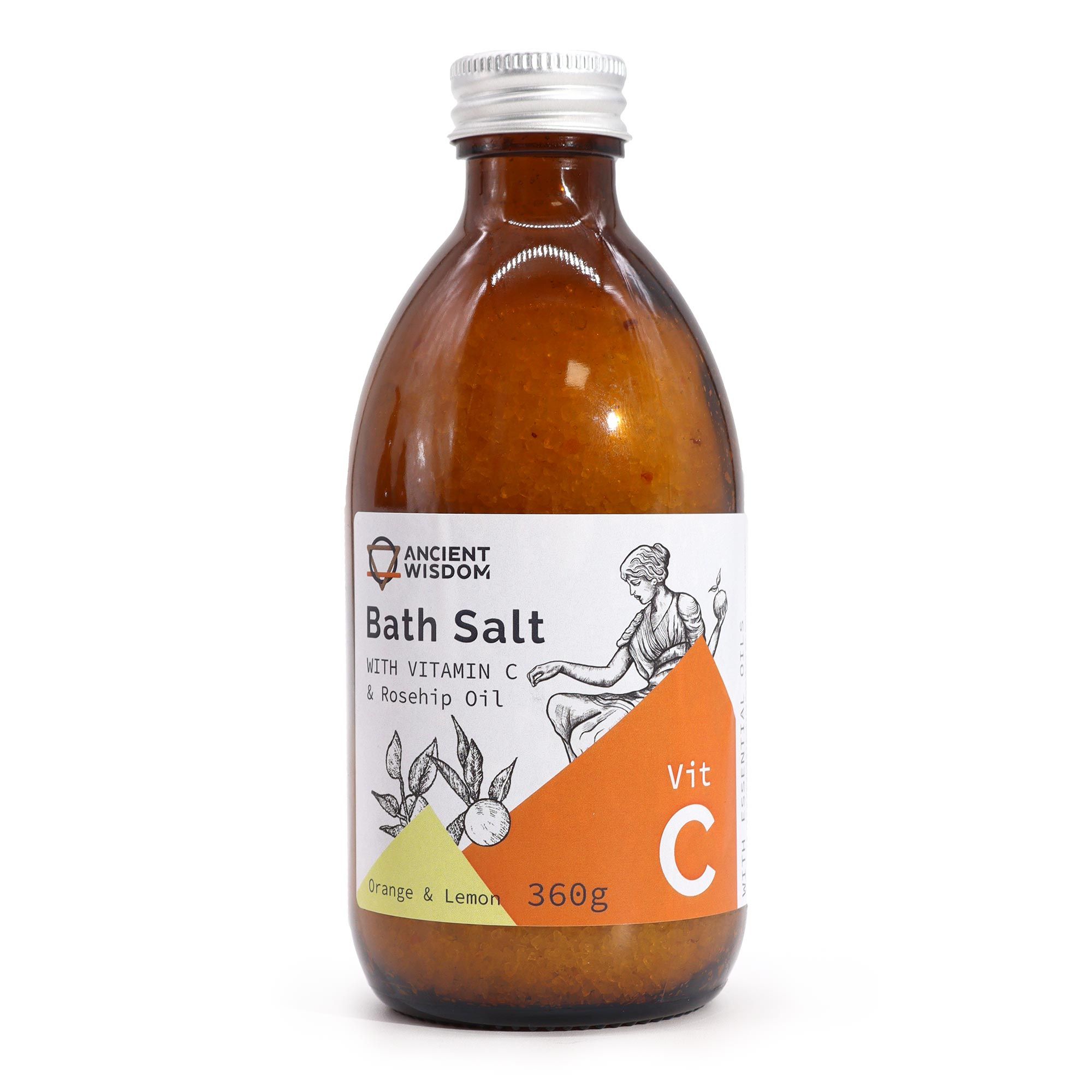 Soľ do kúpeľa s vitamínom C – Cíťte sa ako staroveká bohyňa