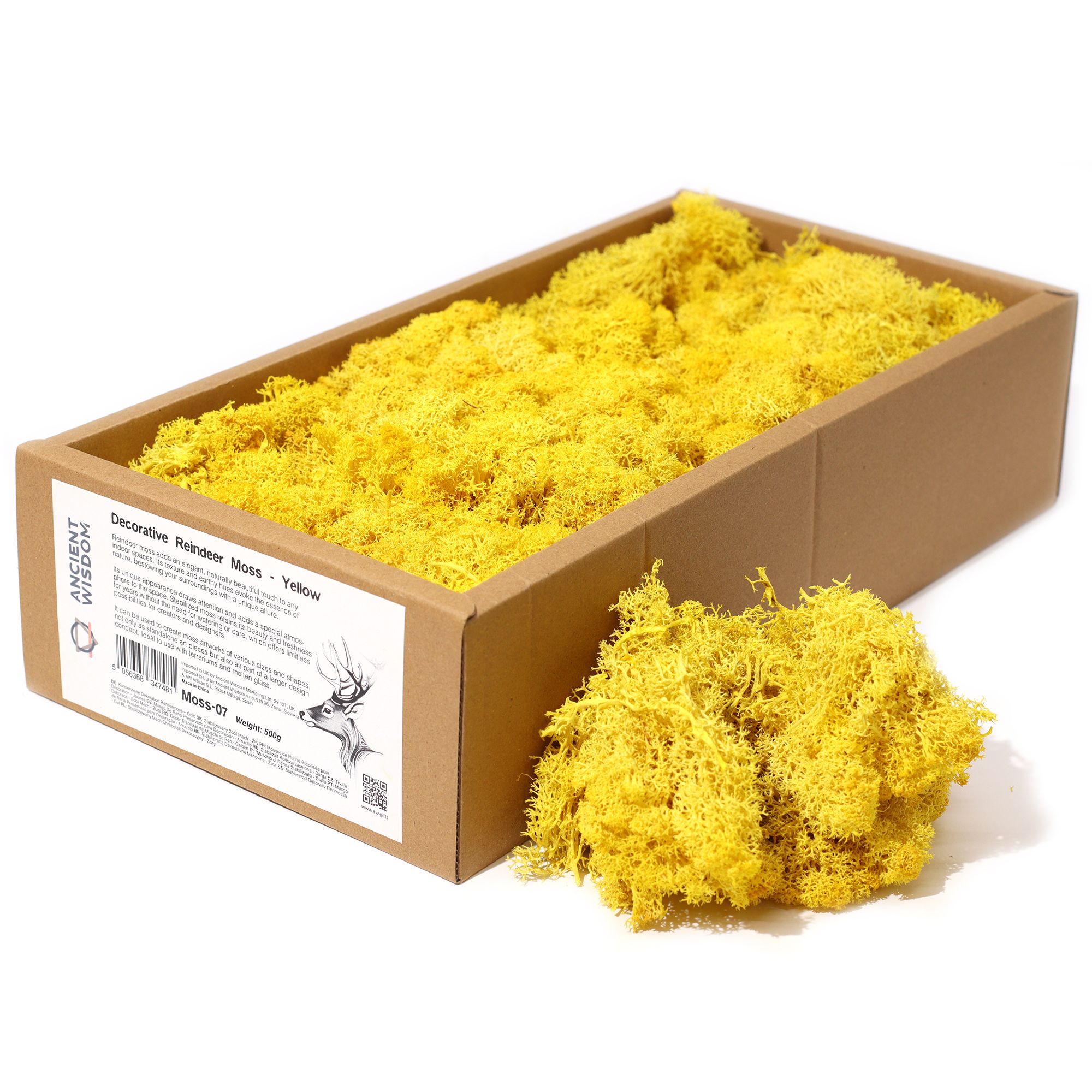 Kvalitná dekorácia s losem - Žltá - 635g balenie