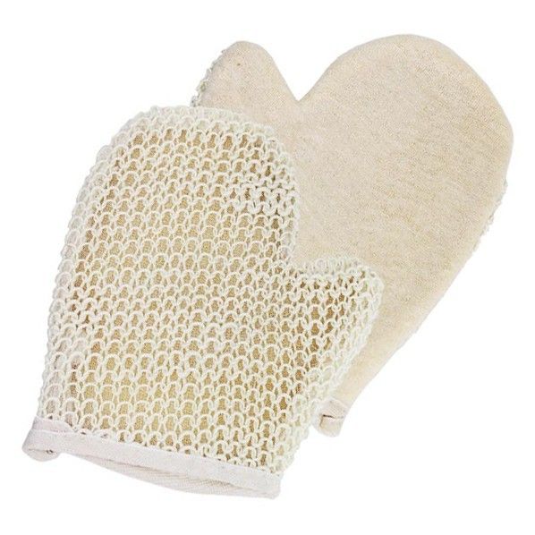 Exfoliačná juty rukavica