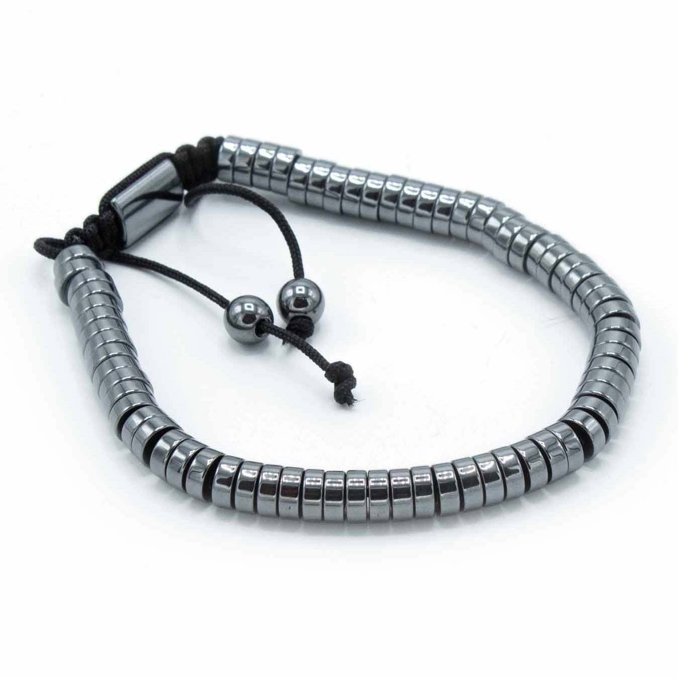 Magnetický hematitový náramok Shamballa – Kruhy