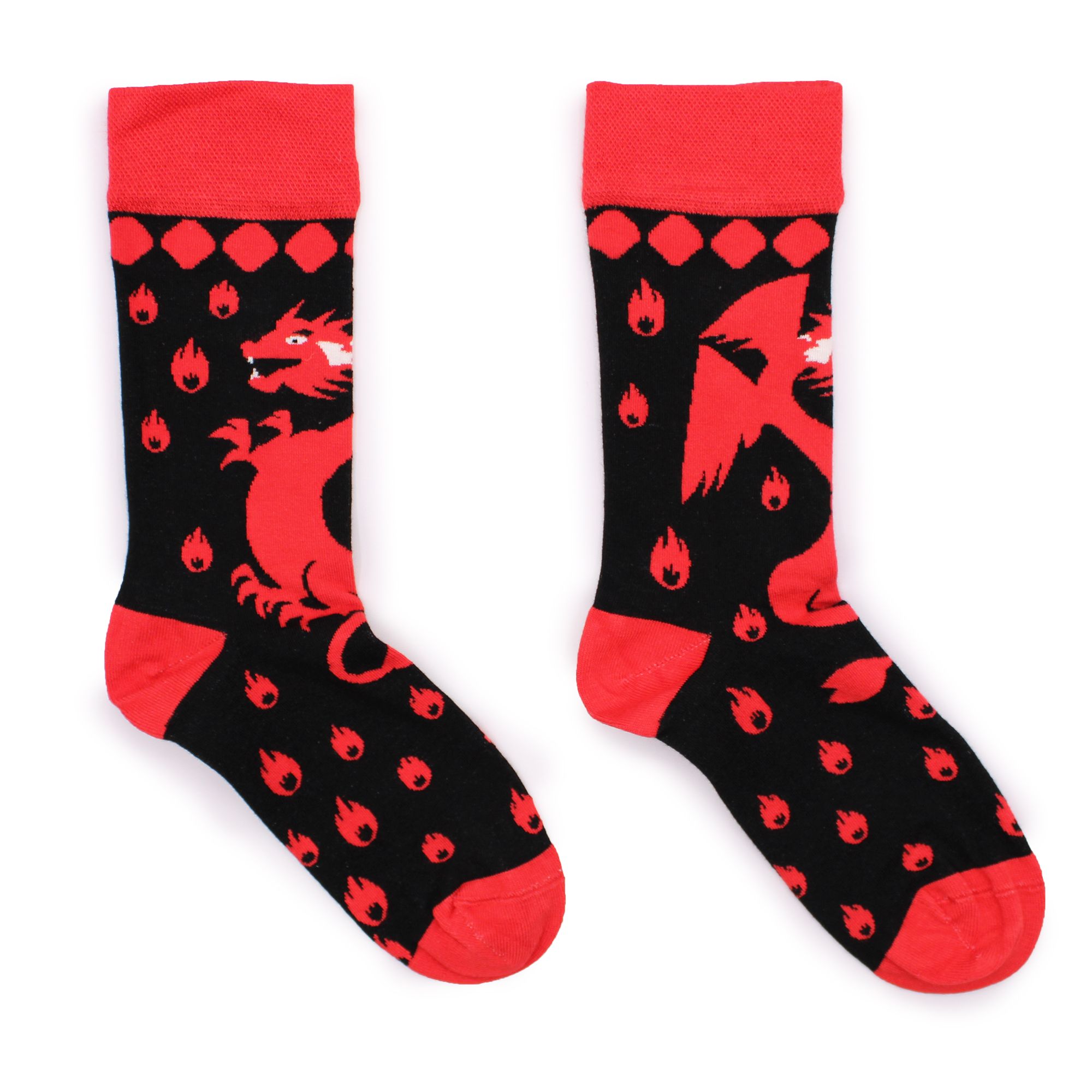 Bambusové ponožky Hop Hare (41-46) - Red Dragons
