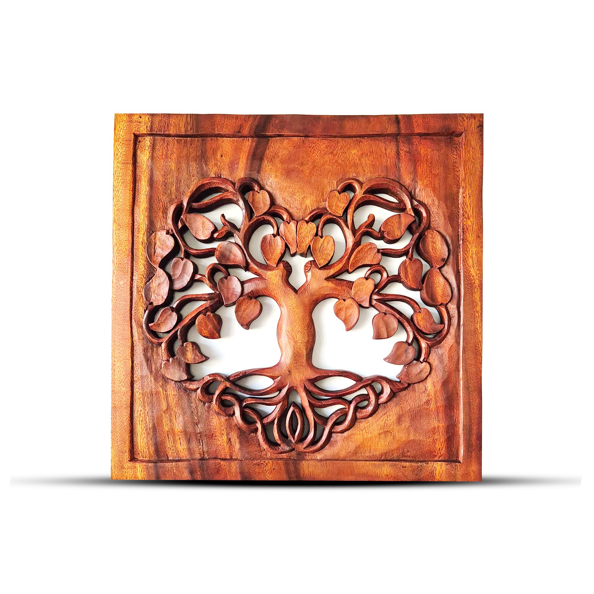 Štvorcový Strom života – Srdce – panel 40x40