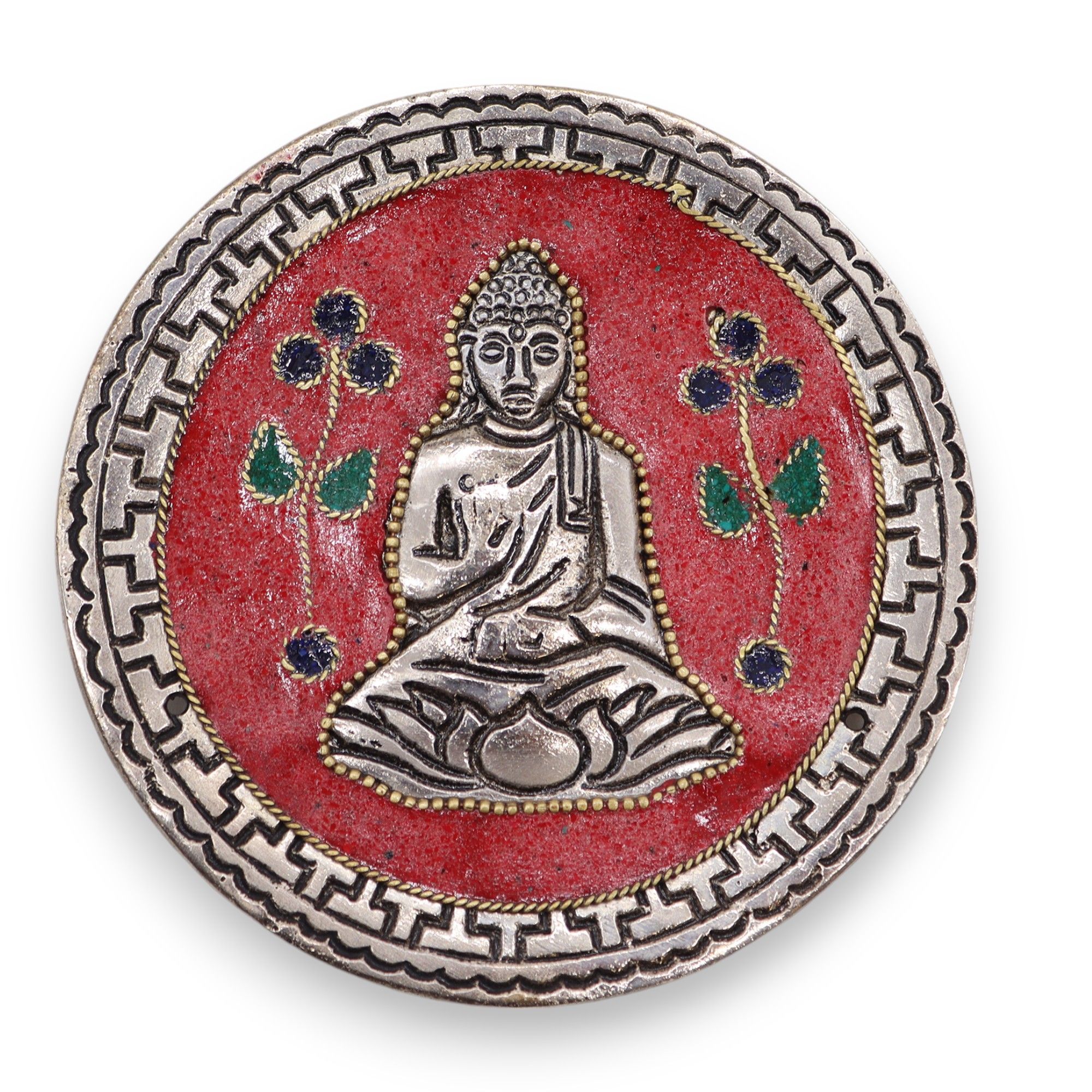 Držiak na vonné tyčinky Buddha Red Decor, 10 cm