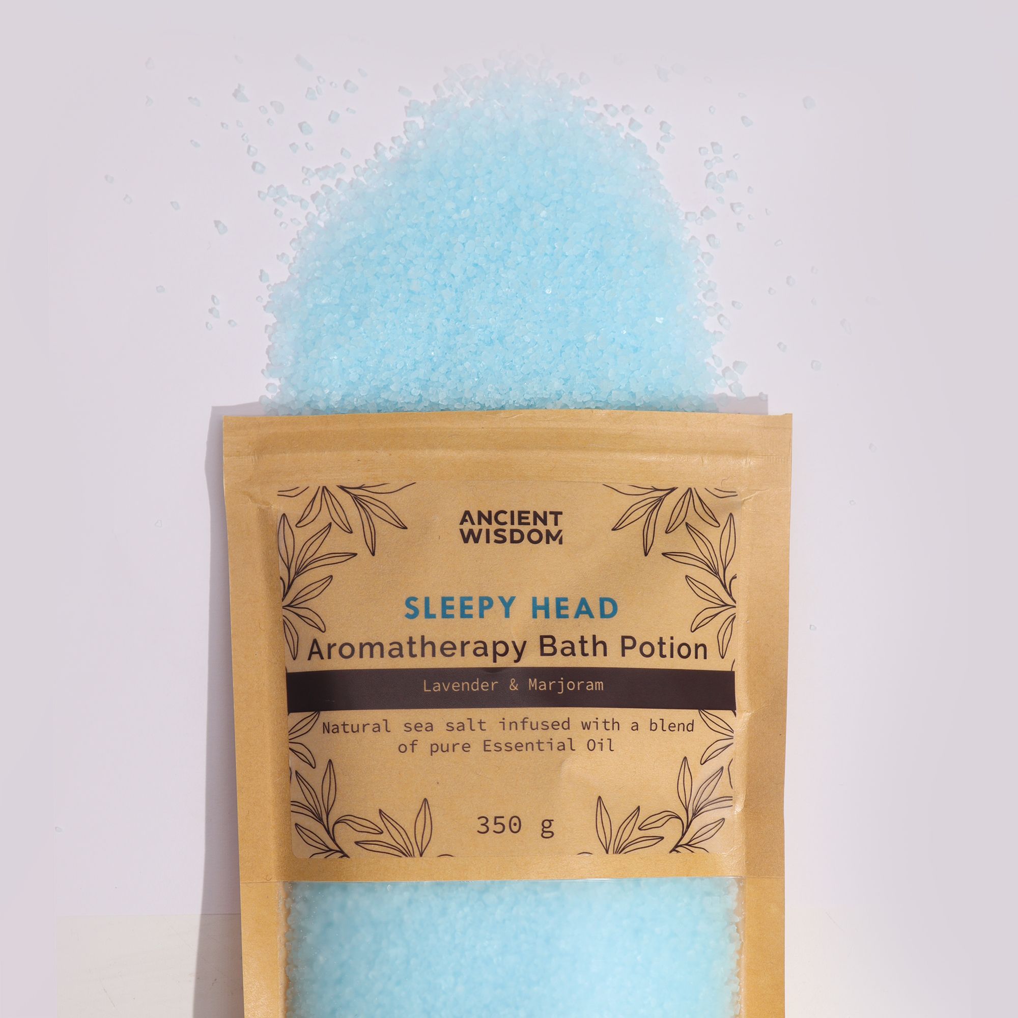 Aromaterapeutický elixír do kúpeľa v kraftovom vrecúšku 350 g - Sleepy Head