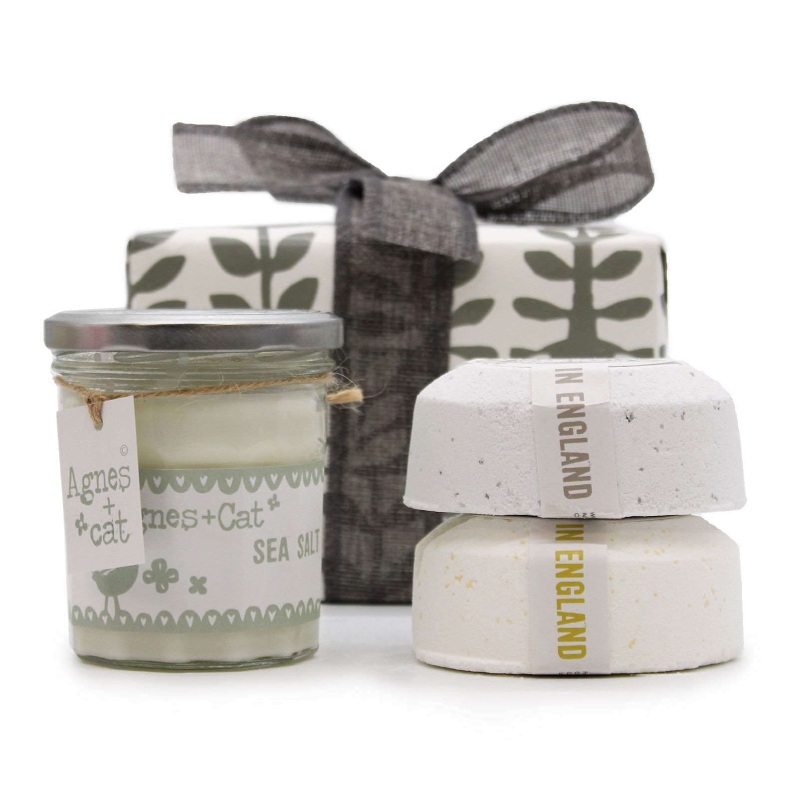 Darčeková kazeta - Velvet Moon (sviečka) + Windermere & Citrus (šumivá bomba)
