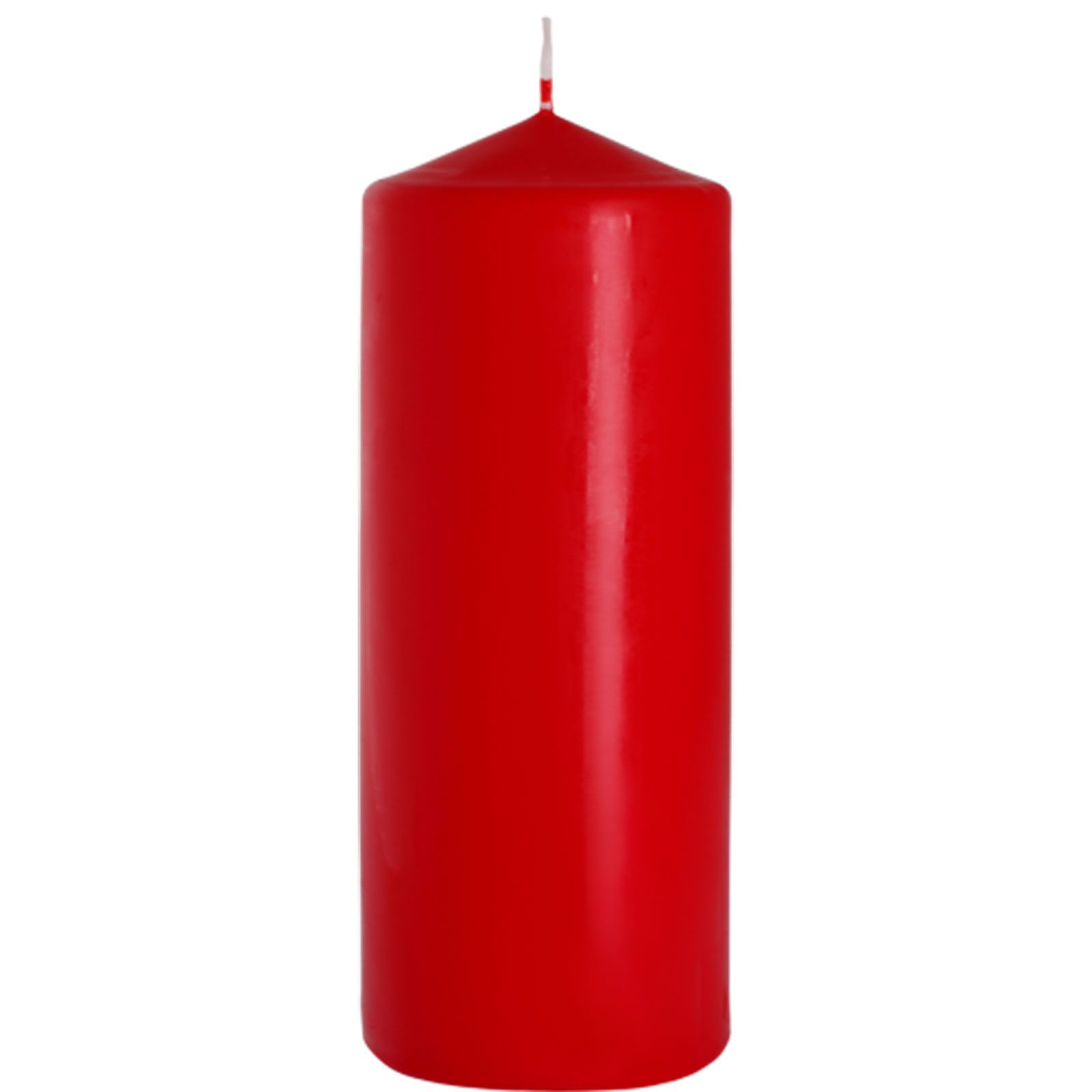 Sviečka na jeden stĺpik 80x200 mm - červená