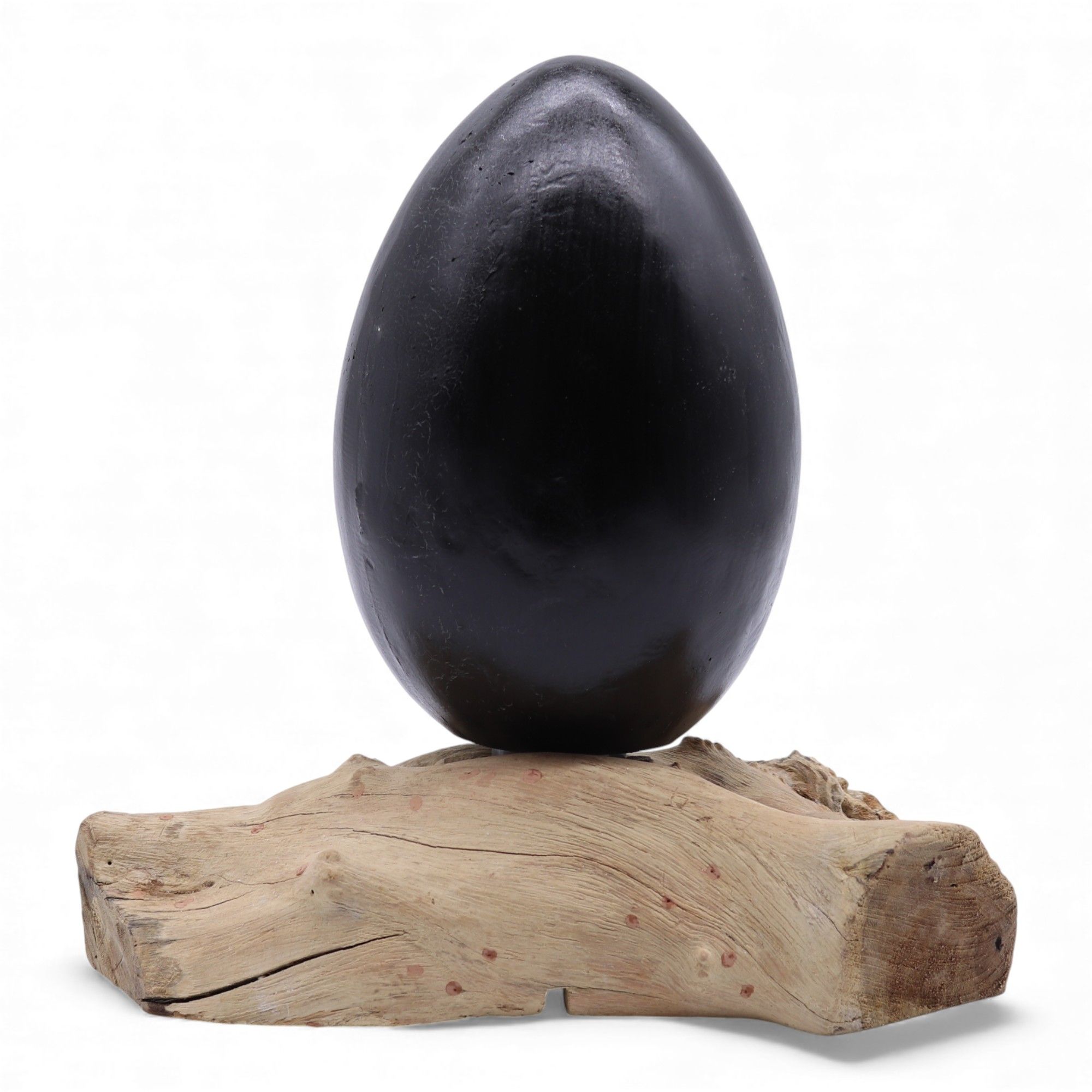 DriftGlow lampa Crackle Lava Egg Shade - sivá