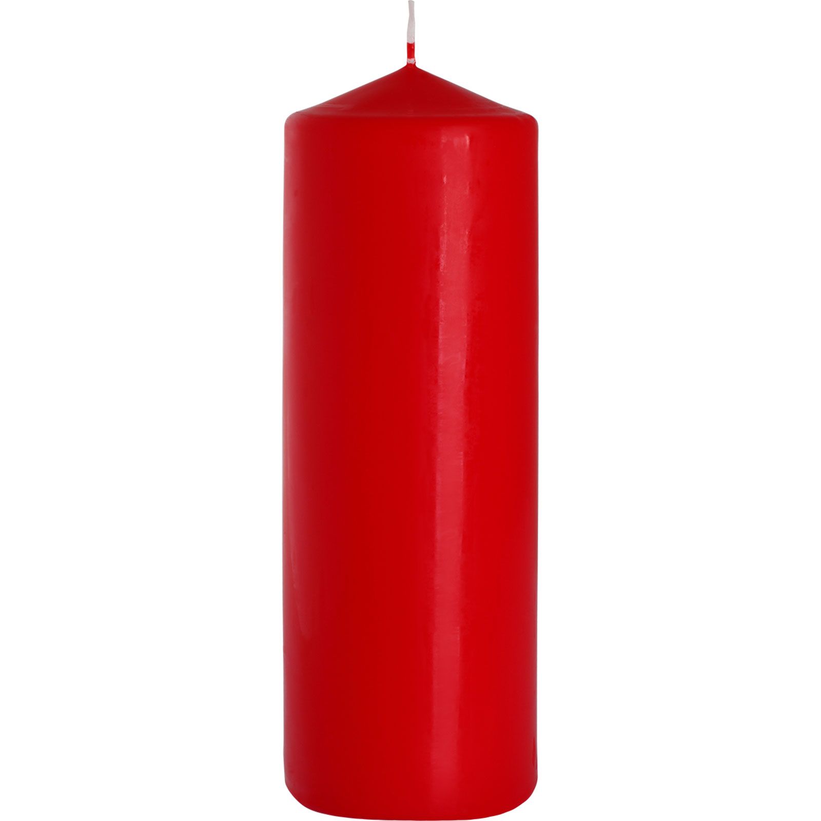 Sviečka 80x250 mm - červená
